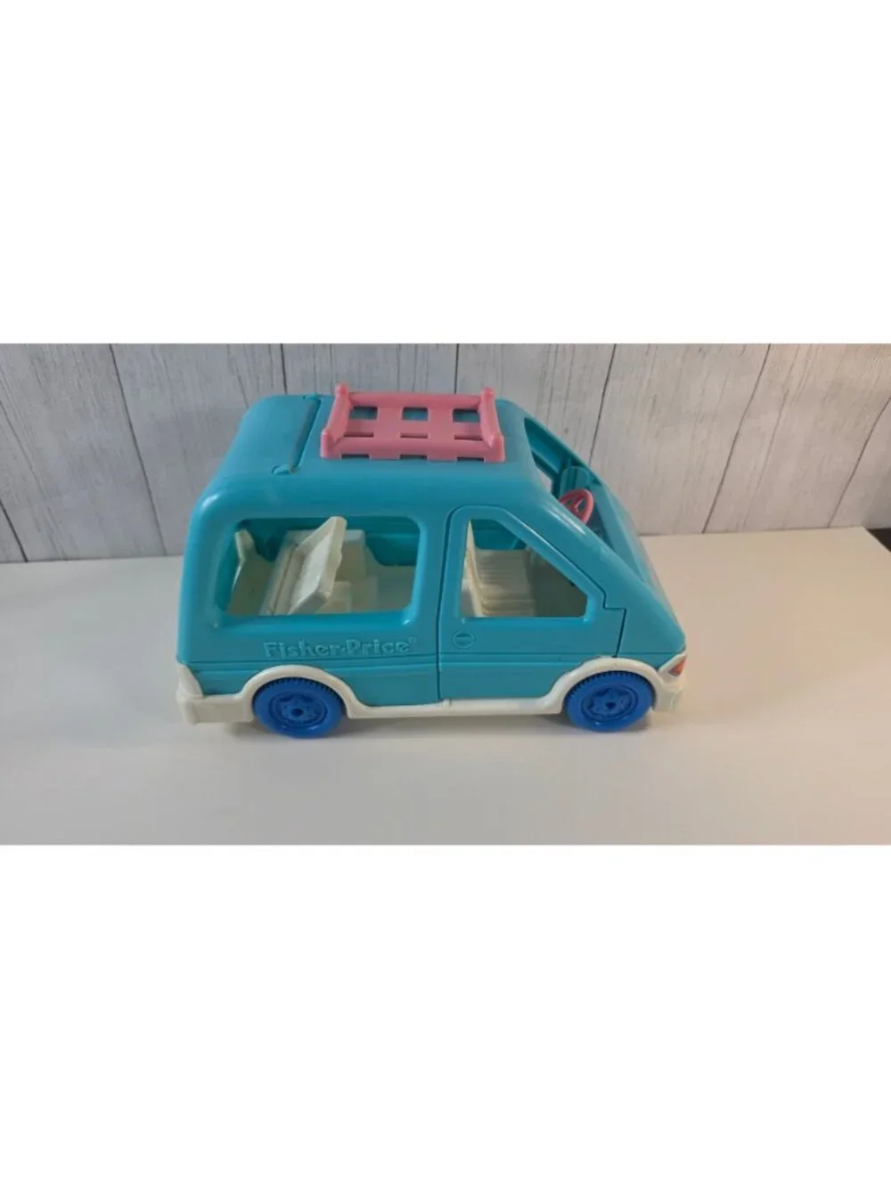 VTG 1993 FISHER PRICE LOVING FAMILY DREAM DOLLHOUSE SUV MINIVAN VAN CAR VEHICLE